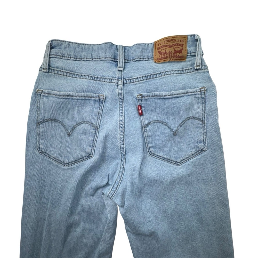Levi's 721 High Rise Skinny Light Wash Flex Jeans Women's 26x30 - Picture 6 of 11
